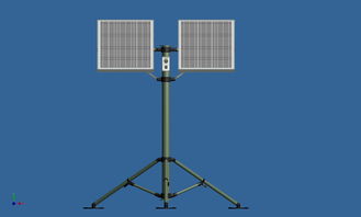 軍隊移動電源設備 太陽能與風能混合發電系統的移動應用設計與開發